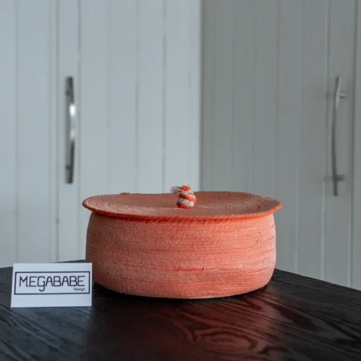 Creamsicle Bowl with Lid